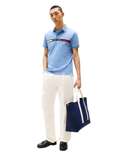 Image of Tommy Hilfiger Men's Short Sleeve Casual Polo Shirts in Regular Fit with Chest Logo Designs