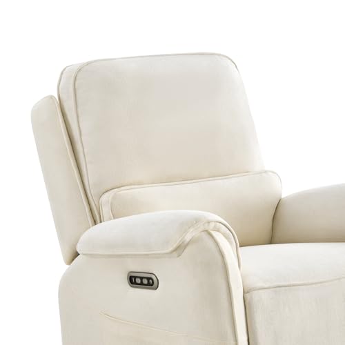 Sillón reclinable plegable crema miniatura 6