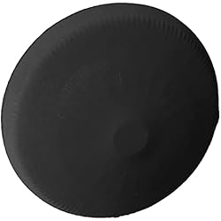 KUCOCOSNEH Cubierta del ventilador cubre el ventilador de piso de pie cubierta del ventilador de la casa cubierta del ventilador redondo lavable negro