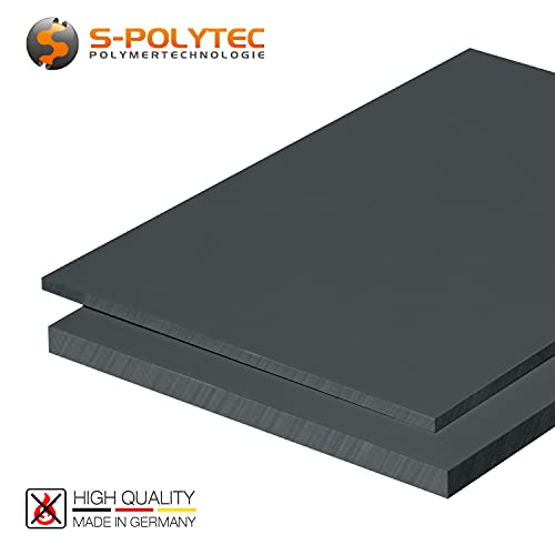 HPL-Platte S-Polytec aus Hart PVC in grau RAL 7011 – Zuschnitt