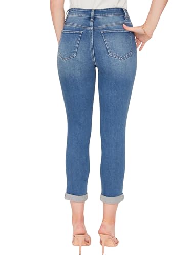 Royalty For Me Womens Women's Vintage 5 Pocket Slim Straight Cuff Jean3