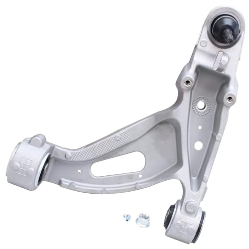 Image of Detroit Axle - 8pc Front End Control Arms Kit for 03-07 Cadillac CTS, 4 Tie Rod Ends 2 Lower Control Arms with Ball Joint 2 Stabilizer Sway Bars 2003 2004 2005 2006 2007 Replacement