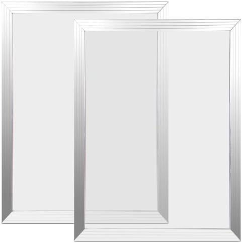 Caydo 2 Pieces Aluminum Screen Printing Screens with 160 Mesh, 10 x14 Inch Silk Screen Printing Frames for T-Shirts and Fabric Screen Printing