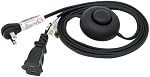 FIRMERST Cord d'extension du commutateur de pied, 6 Pieds, Noirs Pour les lampadaires, Lumières de vacances, Interrupteur de pied, 2-prong plug, Utilisation intérieure