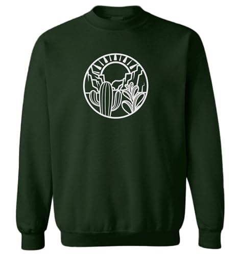 Haase Unlimited Desert Landscape - Cactus Sunset Toddler Fleece Crewneck Sweater