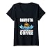 Mujer Barista sé amable conmigo, Cafetera divertida para los amant Camiseta Cuello V