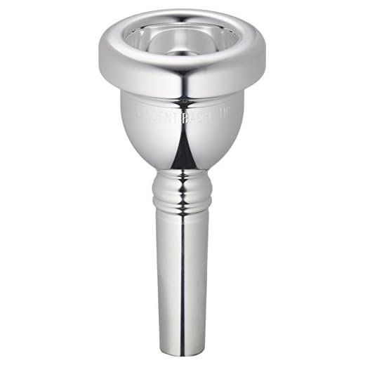 Bach 3506HA Small Shank Tenor Trombone Mouthpiece, Silver Plated, 6-1/2A Cup Medium Deep