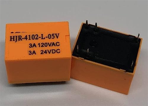 Relé HJR-4102-L-12V 4100-12V-3A para conmutación de 6 pines 4