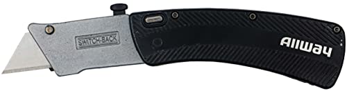 Image of ALLWAY SWK Switchback Folding Utility Knife with Integrated Blade Guard | Easy Blade Change