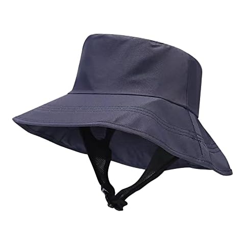 Ifan UPF 50+ Bucket Hat for Women Men, Boonie Hat for Safari Fishing Hiking Camping Gardening, Navy Blue, M Cover