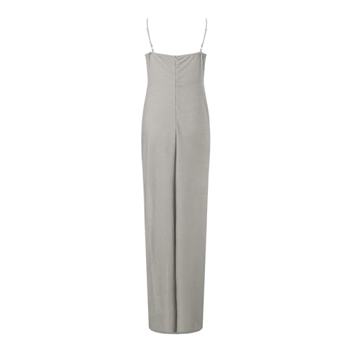 Robe de cocktail à paillettes dos nu et sans manches pour femme - 4