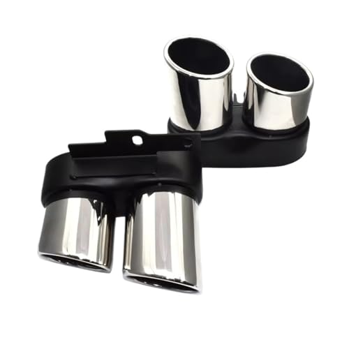 Embout d'échappement noir Audi A6 C8 2018 anti-suie pour Berline Avant