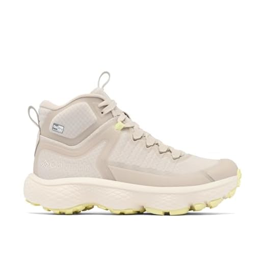 Columbia Tênis de caminhada feminino Escape Thrive Titanium Mid Outdry, Cinza nuvem/Citron Haze, 35
