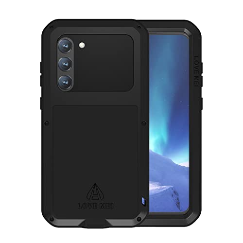 Coque silicone Samsung S23 Plus LOVE MEI protection intégrale noir