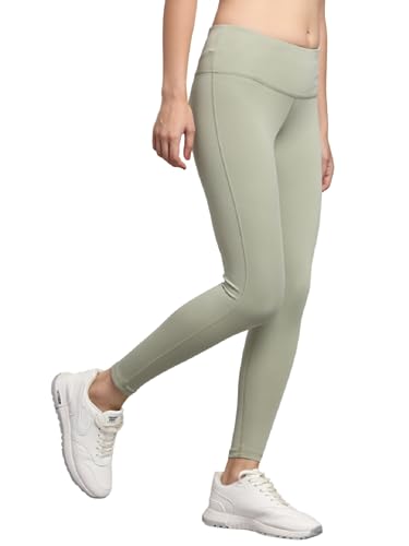 Image of TRUEREVO Sports Leggings for Women-Stretch Dryfit High Waist 7 /8th Gymwear Pants with Back Zipper Pocket-Quick Dry Activewear-Training Tights- for Yoga, Sports, Gym, Workout and Running