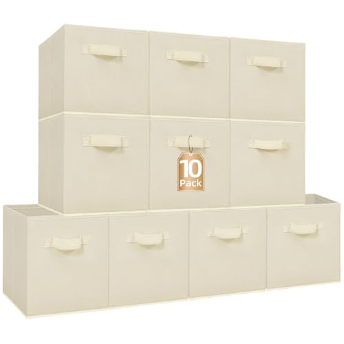 STORAGE MANIAC Storage Cubes, 11 Inch Collapsible Storage Bins with