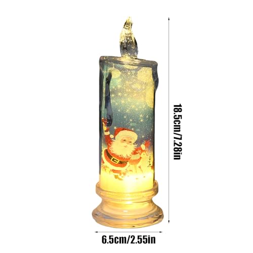 Velas LED de Navidad elegantes para decoración sofisticada de centros de mesa y cenas 5