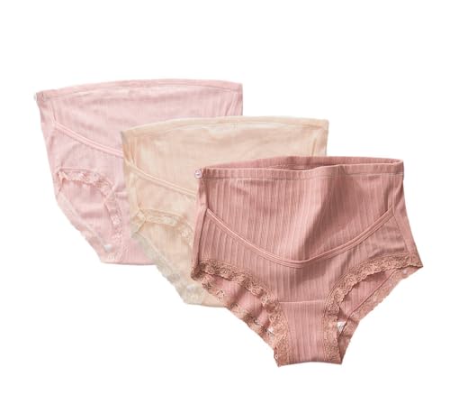 Culottes de maternité coton FEOYA slip taille haute post-partum