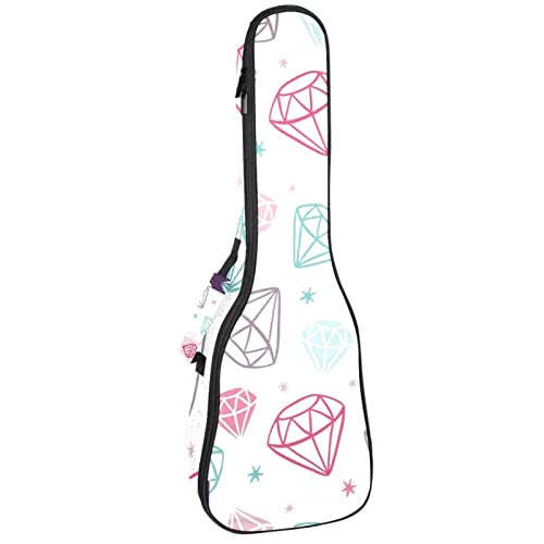 Sac ukulélé concert ténor rembourré 10mm anti-choc violet