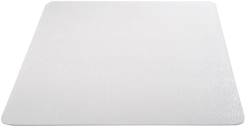 Deflecto EconoMat Clear Chair Mat, Hard Floor Use, Rectangle, Straight Edge, 46” x 60” (CM2E442FCOM)