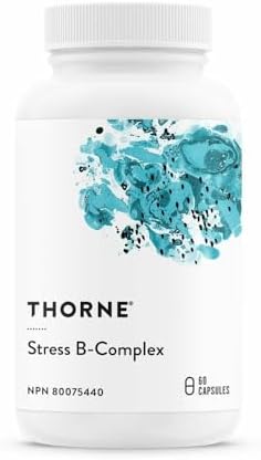 Thorne Stress B-Complex - Vitamin B Complex for Stress Support - 60 Capsules - 60 Servings