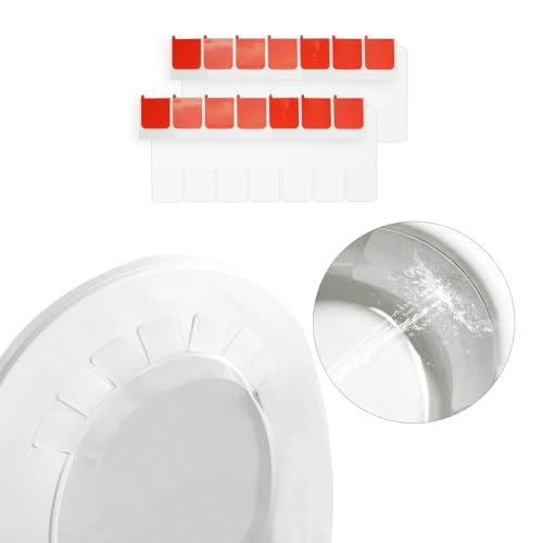 2 PCS Pee Guard for Toilet Seat, Urine Splash Guard Deflector for Toilet Sea Potty-training Toilet Pee Guard Waterproof Prevents Kids Adult and Elderly Disabled from Peeing Splash