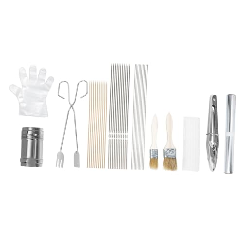 Kit de parrilla 10 piezas acero inoxidable PRETYZOOM miniatura 1