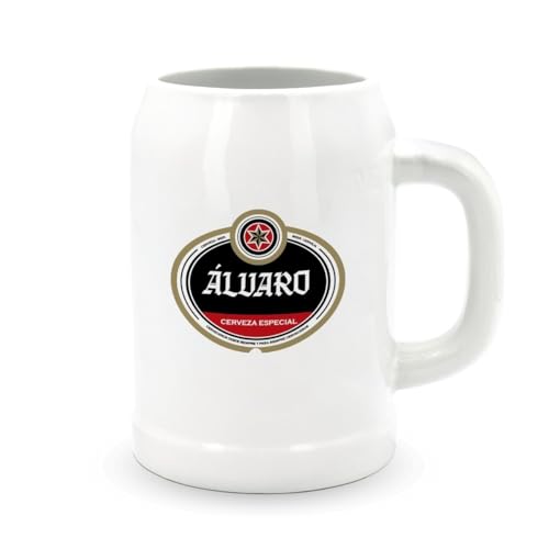 Jarra de Cerveza Día del Padre Cerámica | Regalo Original día del Padre | Regalo Papa Cumpleaños, Jubilación | Jarra para Microondas y Lavavajillas (Cerveza Especial)