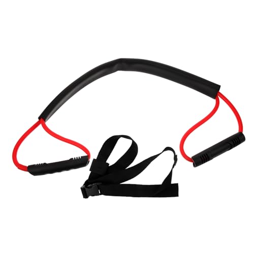 BESPORTBLE Banda De Resistencia Doméstica Barras De Dominadas para Entrenamiento De Fuerza Anclaje De Puerta para Bandas De Resistencia Equipo De Entrenamiento Resistente Emulsión Rojo