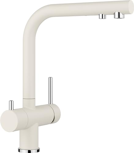 Mitigeur BLANCO Fontas II blanc avec cartouche céramique et clapet de sécurité