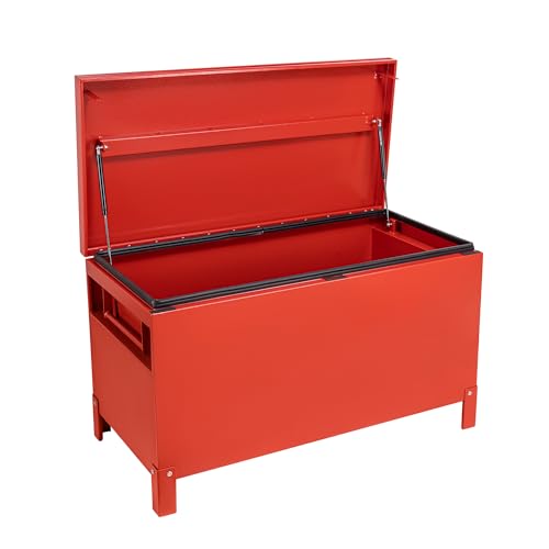GAOMON Heavy Duty Aluminum Truck Toolbox (Red 36x15x19)