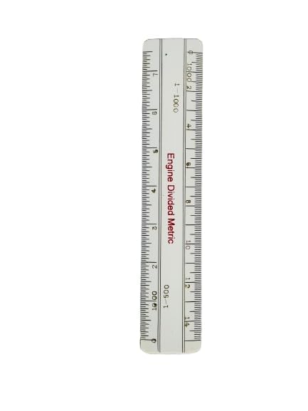 Mini 6-Inch Land Survey Scale – Chakbandi & Patwari Measurement Ruler ...