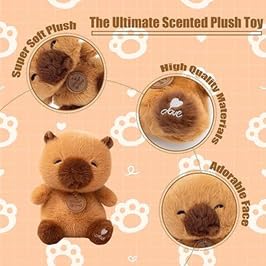 Image of SCOOBA Cute Pendant Fragrance Capybara Soft Toy 18cm (Pendant Capybara)