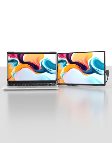 Dopesplay Laptop Screen Extender, 14" FHD 1200P IPS External Portable Monitor for Laptop, Plug & Play Dual Screen Monitor for 14"-17" Laptops, Compatible with Mac, Wins, Chrome, Android, Dex - image 8