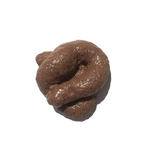 Fausse Crotte Gluante, Jouet De Crotte De Décompression De Simulation Délicate Fake Merde Flotte sur l'eau Prank Gift, Fausse Merde en TPR, Jouet de Farce (C-Couleur régulière)