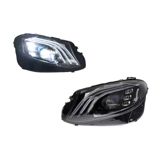 Faro Coche Compatible Con Benz Para E W213 2016 2017 2018 2019 2020 Conjuntos Faros Antiniebla DRL Freno Señal Giro Reemplazo Componentes