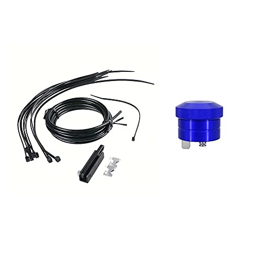 Universeller Motorrad-Kettenöler for Yamaha Ho.nda Kawasaki Suzuki Ducati Triumph Bmw Aprilia DKEKE(Blue)