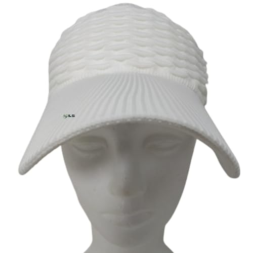 Viseira Esportiva Feminina De Caminhada Fitnes Praia Verão (Branco)