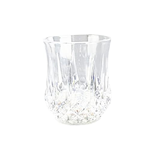 Panonw Vasos de iluminación, 4 unidades, con luz LED para beber, vasos LED, multicolor que brillan en la oscuridad, suministros para fiesta de bar club, fiesta de beber (200 ml)