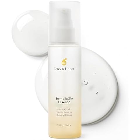 TEREZ & HONOR TremellaGlo Face Essence - Vegan Hydration Boost 3.4 fl.oz 100mL - Korean Skin Care Cover