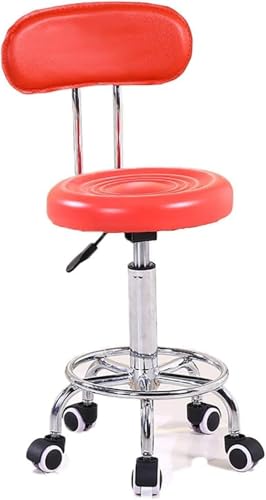 IWEJ �ۈ֎q �w������t�� 360°��] ���������\ PU���U�[ �L���X�^�[�t�� �I�t�B�X�p (�Ԃ��ԗւ̔w������)