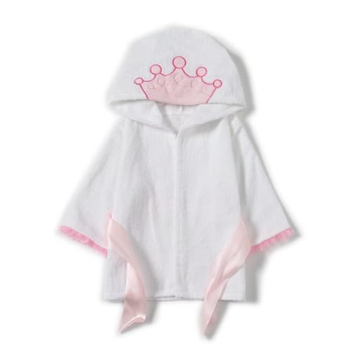 Opiniones y reviews de Batas y albornoces para Bebé , listamos los 10 mejores. 39 Albornoces para bebé niña, bata de baño con capucha y corona de princesa, toalla de algodón de rizo, ultra absorbente, blanco (White Princess), Medium(1.5-3 Years)