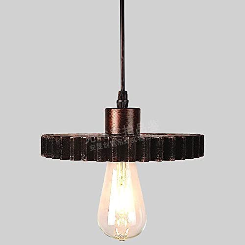 Suspension style grenier bois fer pour illuminer un salon sombre ou cuisine