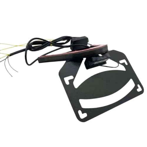 Support de plaque d'immatriculation moto LED pour S1000RR cadre noir