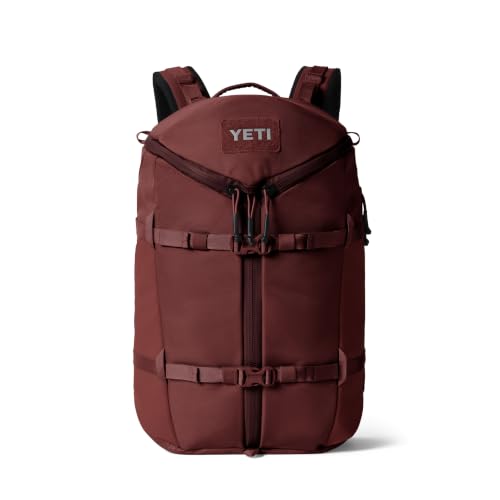 Image of YETI Ranchero Backpack 27L, All-Day Utility Pack, Structured and Durable, Stag Dark Red