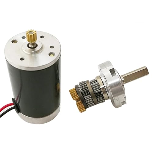 Moteur CC planétaire 24V 38mm résistant aux vibrations avec support de fixation - 5
