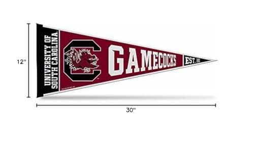 Image of Rico Industries NCAA Exclusive 12 inch x 30 inch Felt Wall Decor Pennant - Great for Home /Bed Room /Man Cave Decor