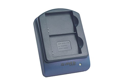 Cargador doble USB (sin cable y adaptadores) AHDBT 301/ 302 para GoPro Hero3 & Hero3+ Black White Silver Edition