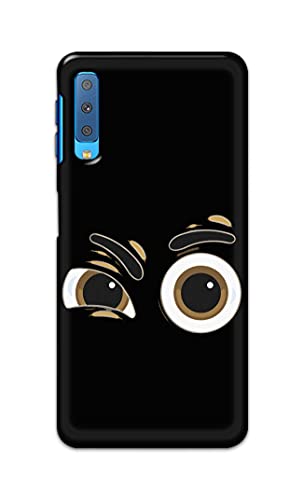 Image of PRINTFIDAA Funky Expression of Cartoon Eyes Printed Designer Hard Back Case Cover for Samsung Galaxy A7 (2018), SM-A750F /DS, SM-A750G, SM-A750FN /DS -(TI) MVN1004