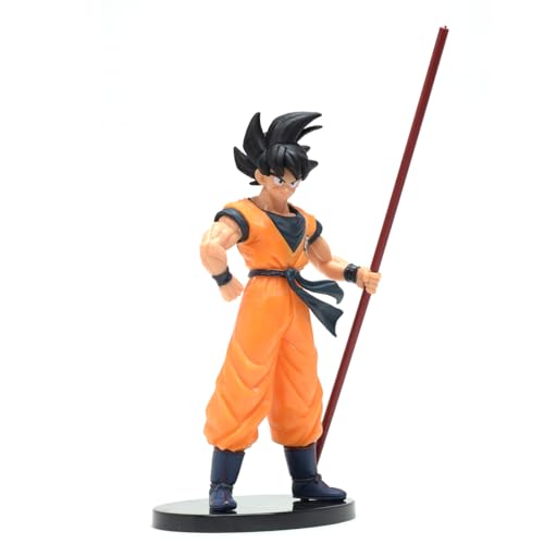 Image of Daiyamondo Premium Anime Action Figure- Unlease The Power of Highly Detailed Collectible with Dynamic Pose (Goku with Stick)(16cm Height)